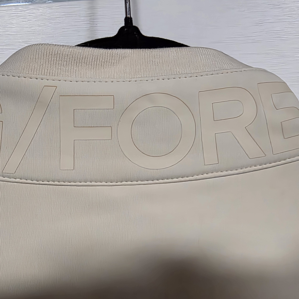 G/FORE Cream and Black Logo Golf Vest - Picture 6 of 6